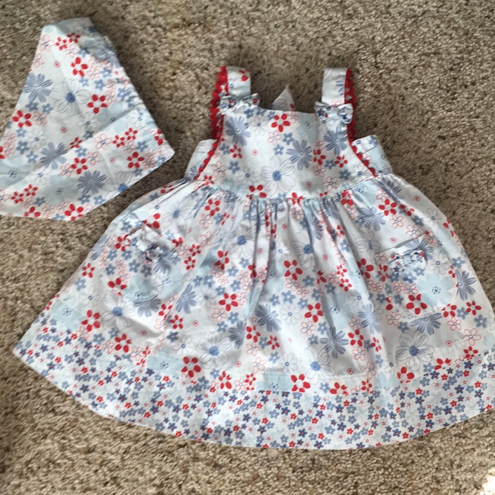Blueberi Boulevard baby floral summer dress
